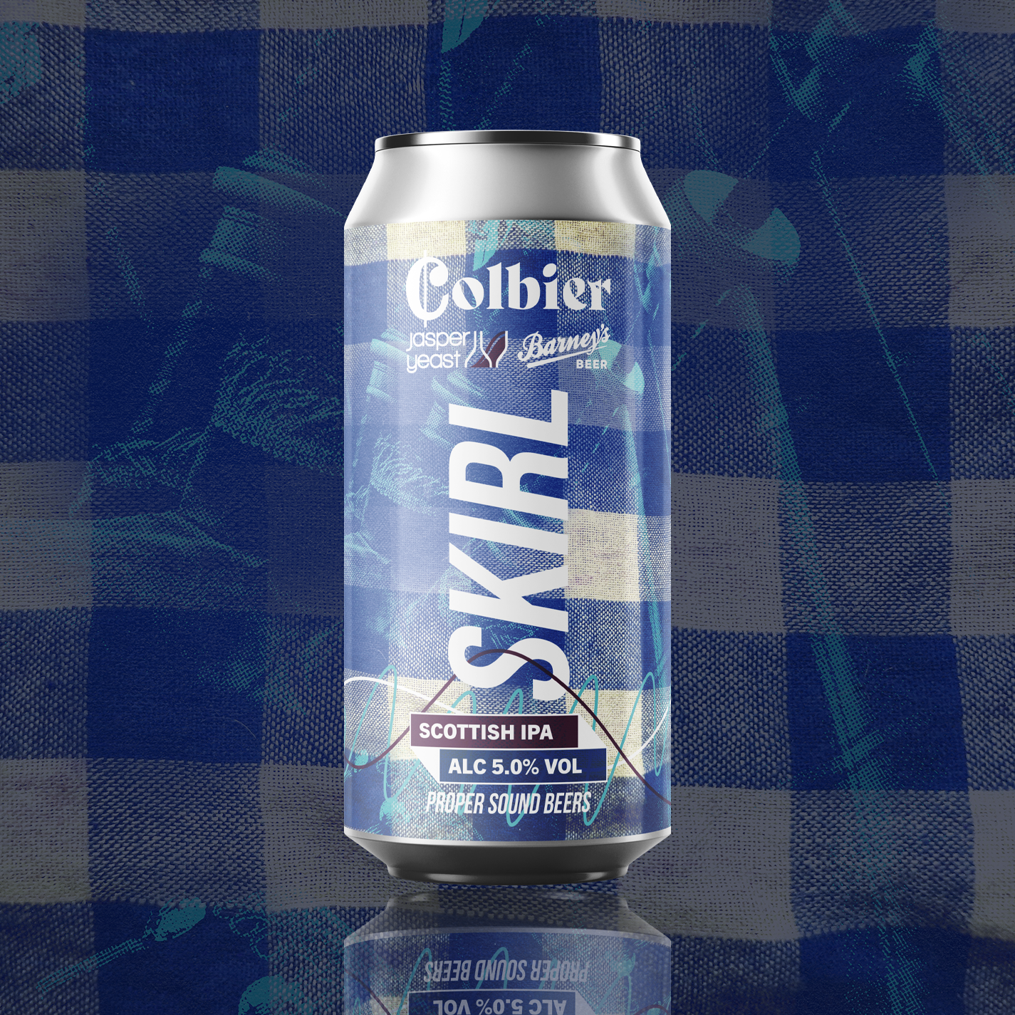Skirl Colbier Scottish IPA can