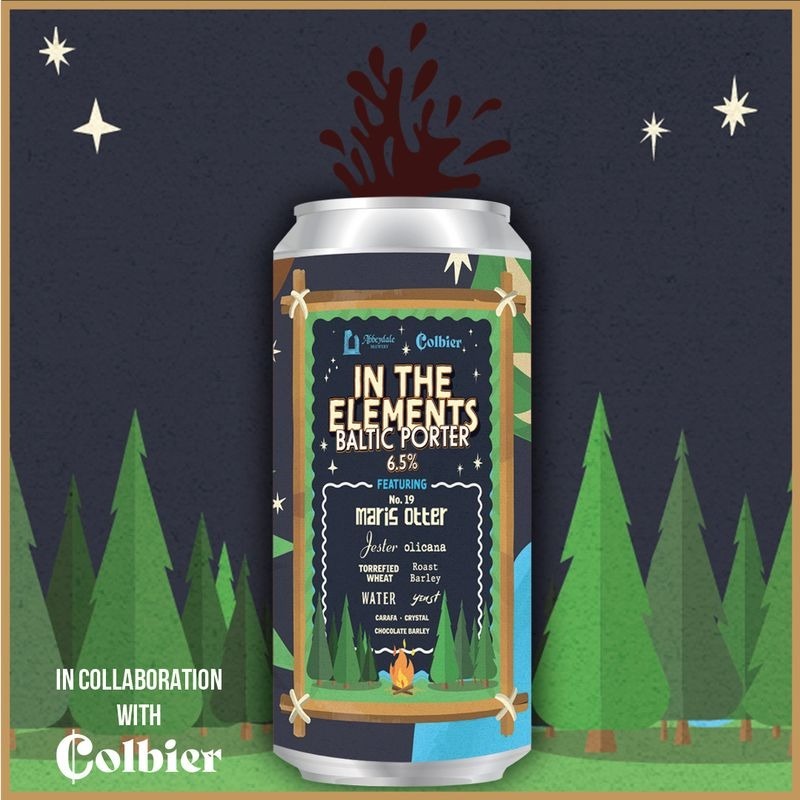 In The Elements Abbeydale collab beer Baltic Porter
